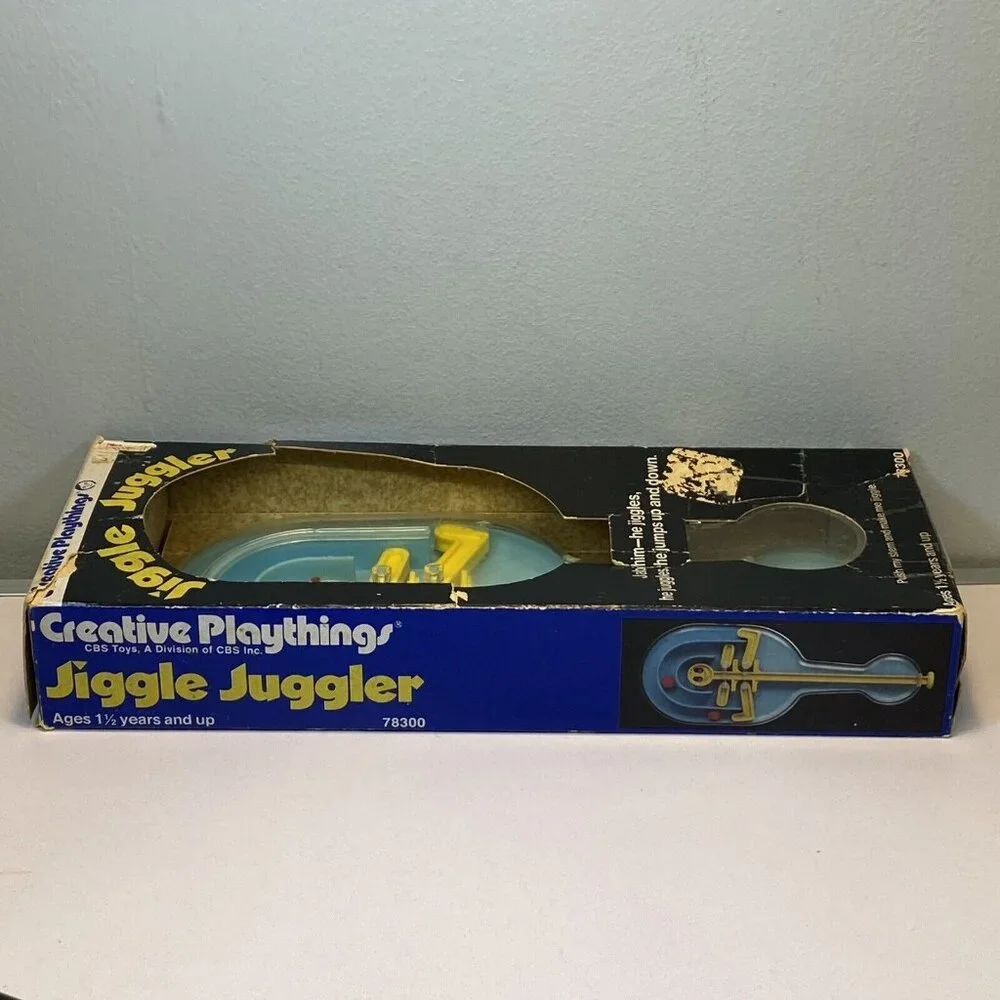 Vintage Creative Playthings Jiggle Juggler Plastic Rattle Child’s Toy 1970’s Box